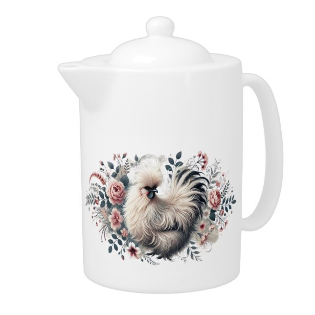Silkie Chicken Teapot (Right)