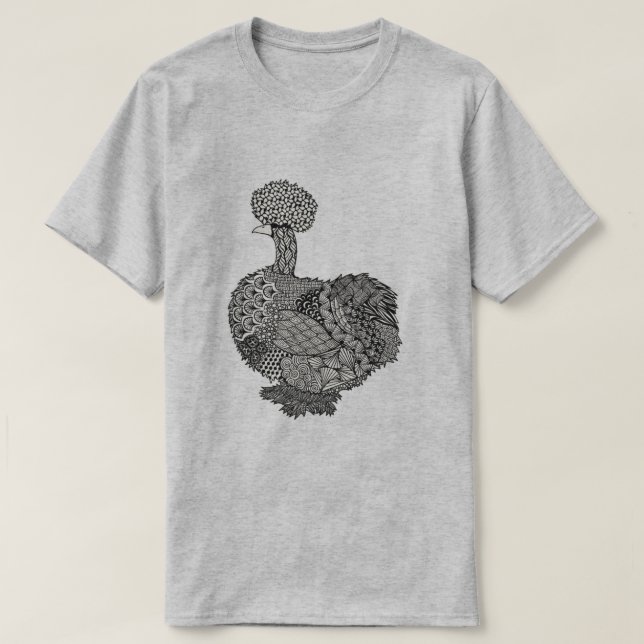 silkie showgirl chicken t shirt (Design Front)
