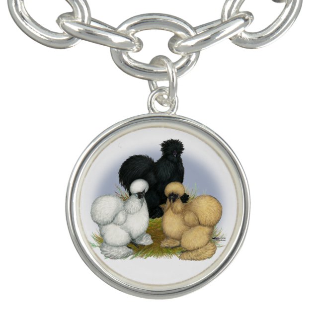 Silkie Trio Charm Bracelet (Design)