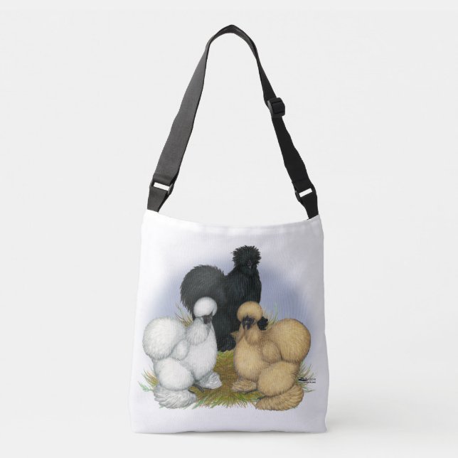 Silkie Trio Crossbody Bag (Front)
