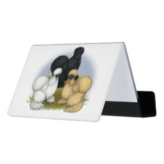 Silkie Trio Desk Business Card Holder