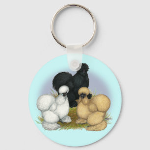 Silkie Trio Keychain