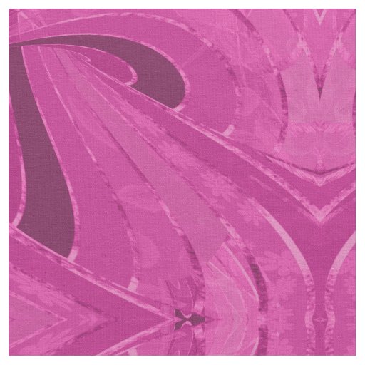 Silky curved lines abstract in pink fabric