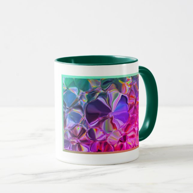 Silky Flowers Mug (Front Right)