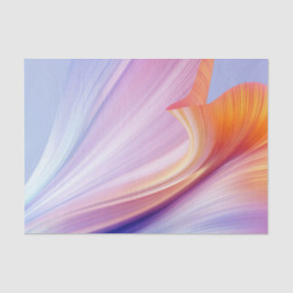 Silky Furl of Floral Bliss Lavender  Tissue Paper