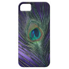 Silky Purple Peacock Feather