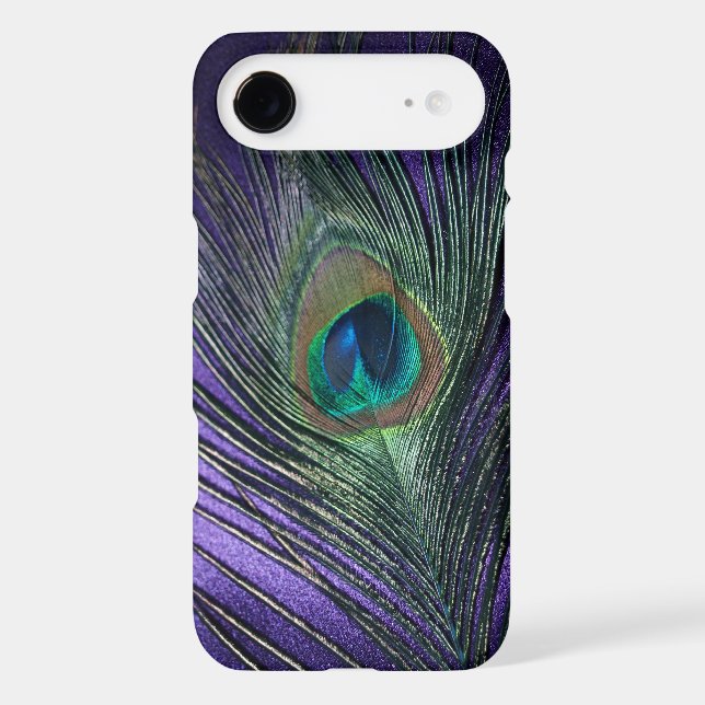 Silky Purple Peacock Feather Case-Mate Samsung Galaxy Case (Back)