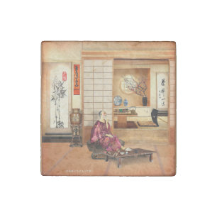 Silky Rice Powder Stone Magnet