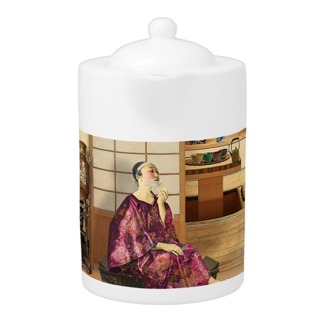 Silky Rice Powder Teapot (Front)