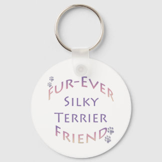 Silky Terrier Furever Friend Keychain