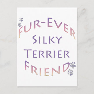Silky Terrier Furever Friend Postcard