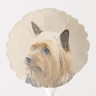 Silky Terrier Painting - Cute Original Dog Art Balloon
