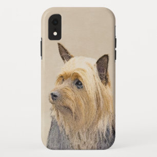 Silky Terrier Painting - Cute Original Dog Art iPhone XR Case
