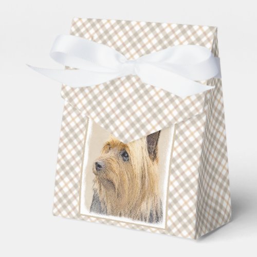 Silky Terrier Painting _ Cute Original Dog Art Favor Boxes