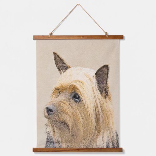 Silky Terrier Painting _ Cute Original Dog Art Hanging Tapestry