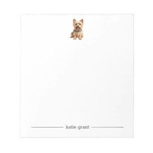 Silky Terrier Personalized Notepad