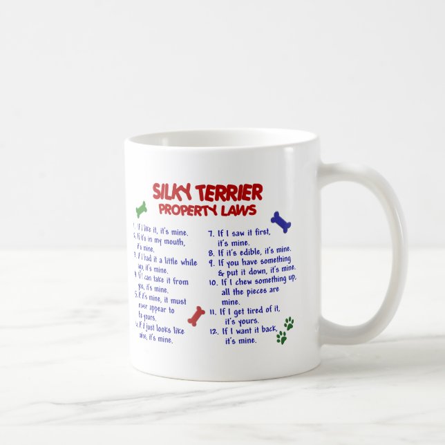 SILKY TERRIER Property Laws 2 Coffee Mug (Right)