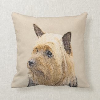 Silky Terrier Throw Pillow
