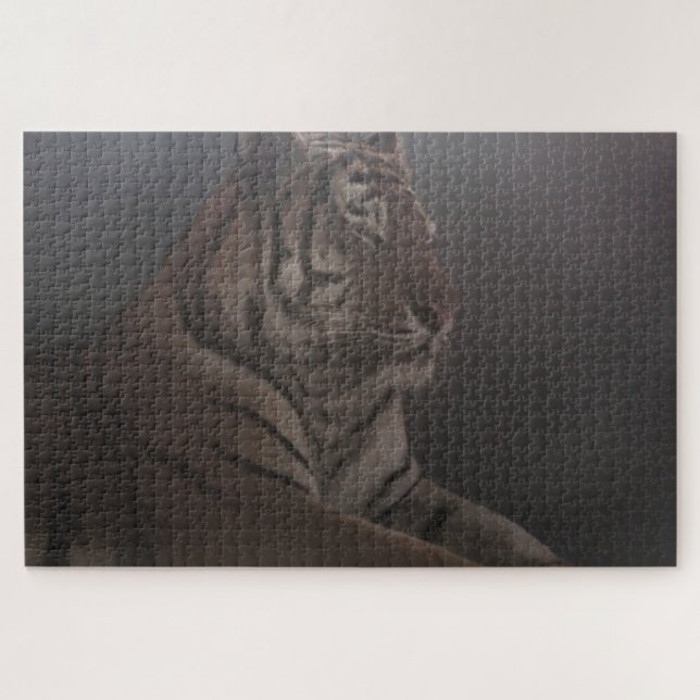 Silky Tiger Jigsaw Puzzle (Horizontal)