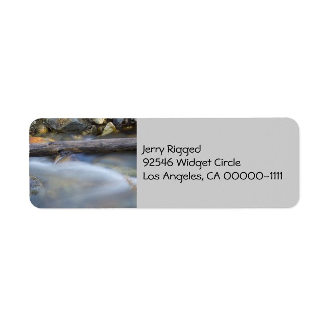 Silky Water 1 Address Label (Front)