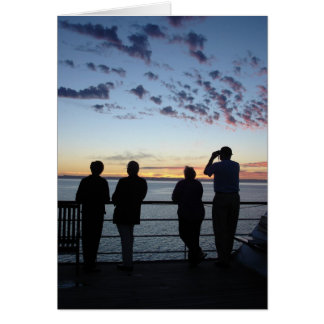 Sillhouettes at Sunset Cards