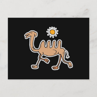 silly 4 humped camel postcard