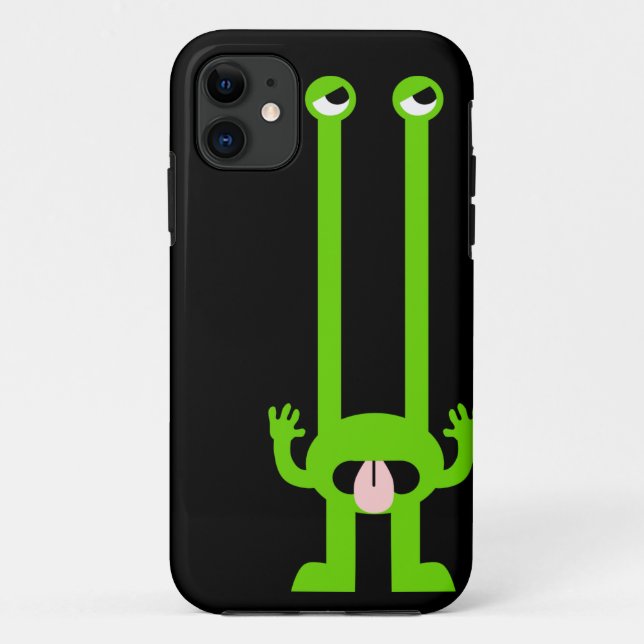 Silly Alien iPhone Case (Back)