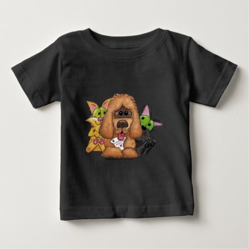 Silly and Tig with Sassie_Pet Adoption is LOVE Baby T_Shirt