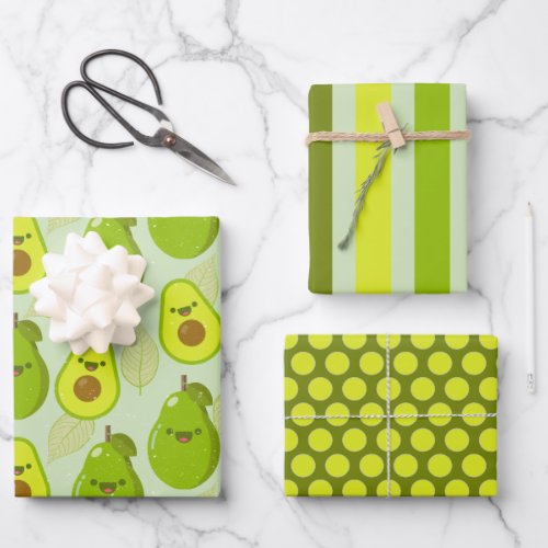 Silly Avocados Wrapping Paper Set