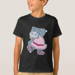 silly ballerina hippo T-Shirt