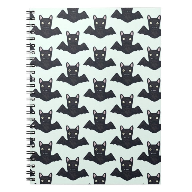 Silly Bat Pattern Notebook (Front)