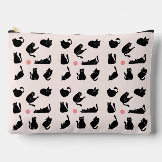 Silly Black Cats Accessory Pouch