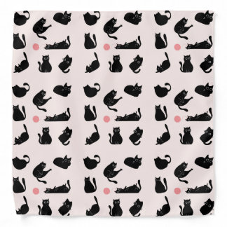 Silly Black Cats Bandana