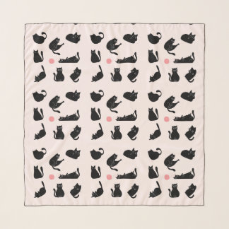 Silly Black Cats Scarf