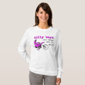 Silly Boys Dirt Bike Motocross Shirt Sayings Quote | Zazzle