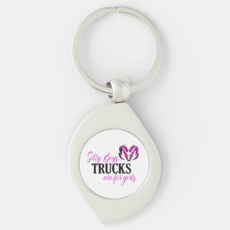 Silly boys trucks are for girls (Dodge) keychain