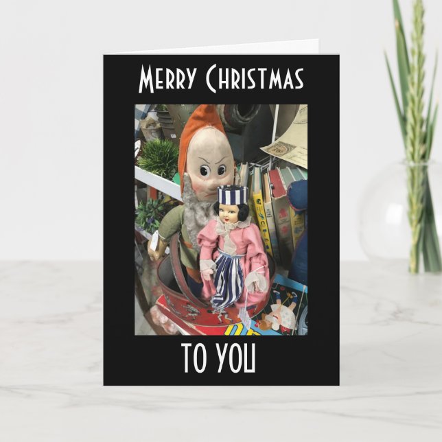 SILLY BUT FUN CHRISTMAS GREETING CARD (Front)