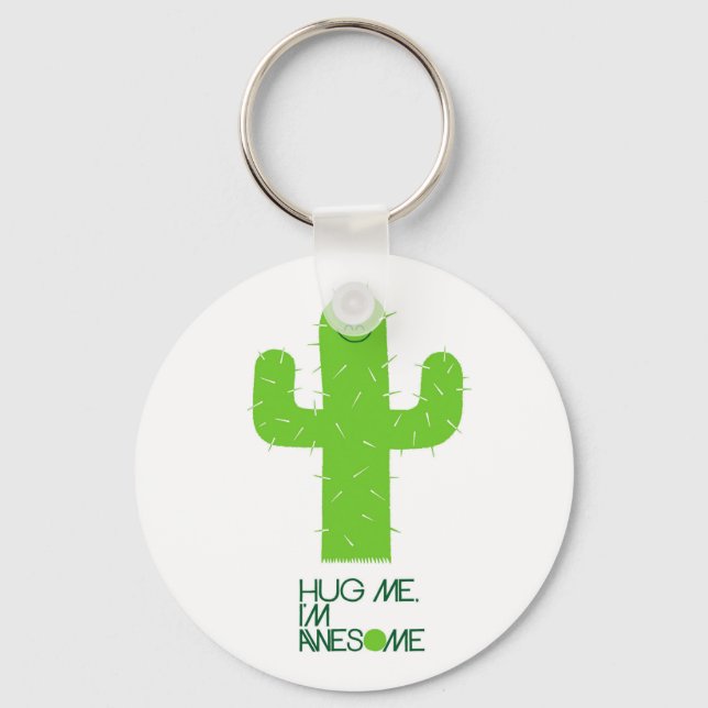 Silly Cactus Keychain (Front)