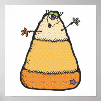 silly candy corn poster