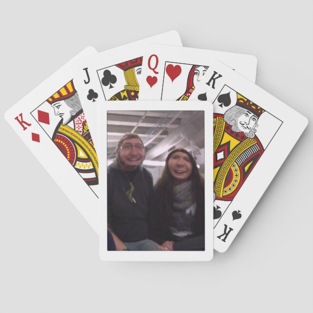 Silly Cartoonish Characters Design Poker Cards (Back)