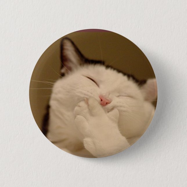 Silly Cat Buton Button (Front)