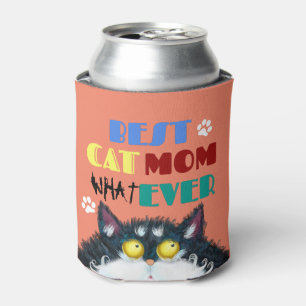 Silly Cat Mom Humor Design for Kitty Parents Can Cooler