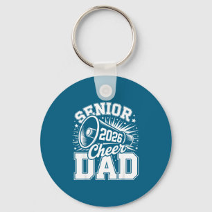 Silly Cheer Class Senior 2026 Proud 2026 Dad Cheer Keychain