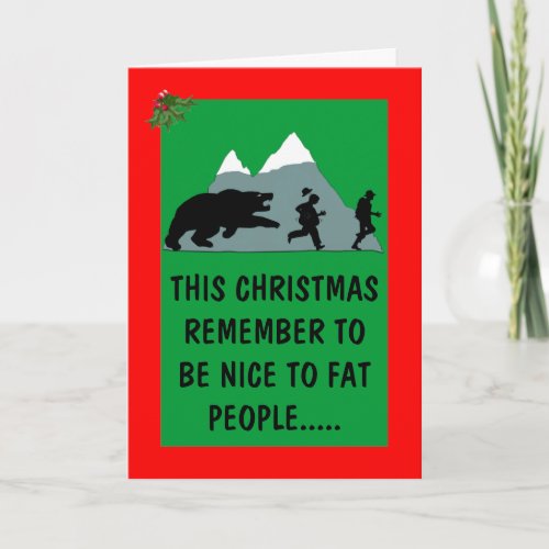 Silly Christmas Holiday Card