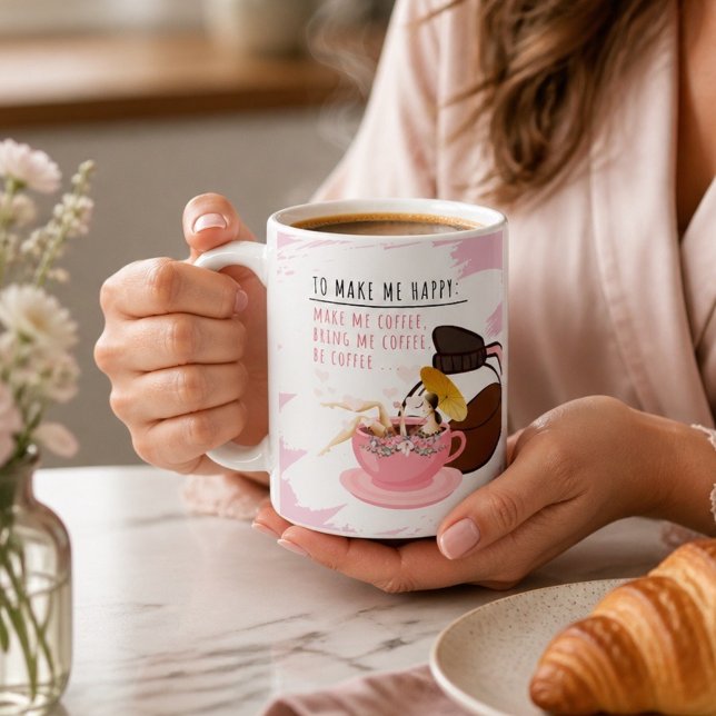 Silly Coffee Mug | Girl in a Mug Coffee Mug (Creator Uploaded)