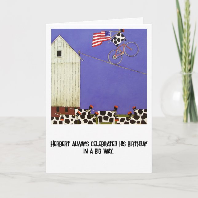 Silly Cows Birthday Card (Front)