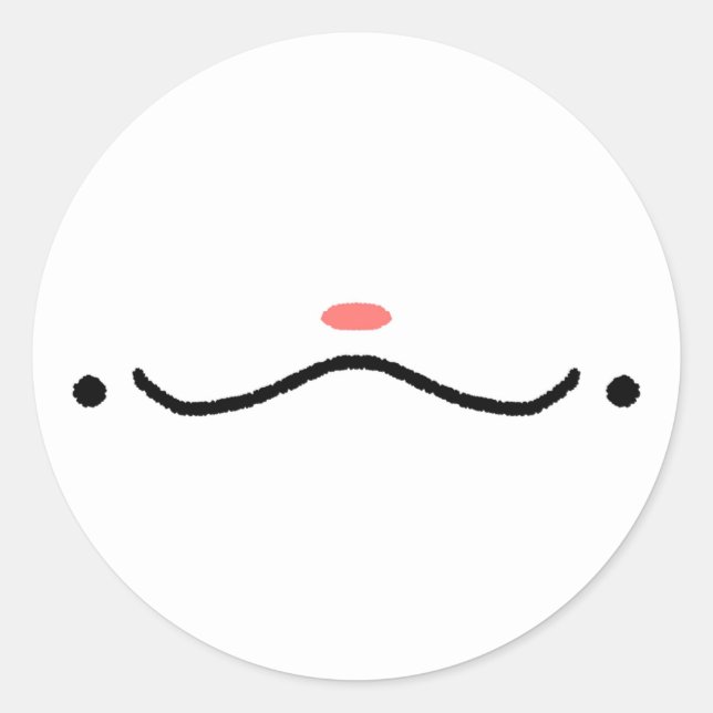 Silly Cute Face Sticker (Front)