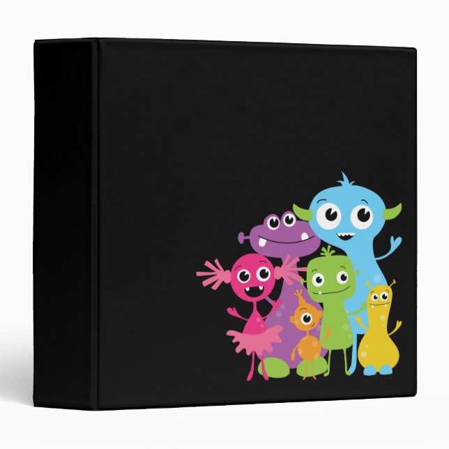 Silly Cute Monsters Binder (Front/Spine)