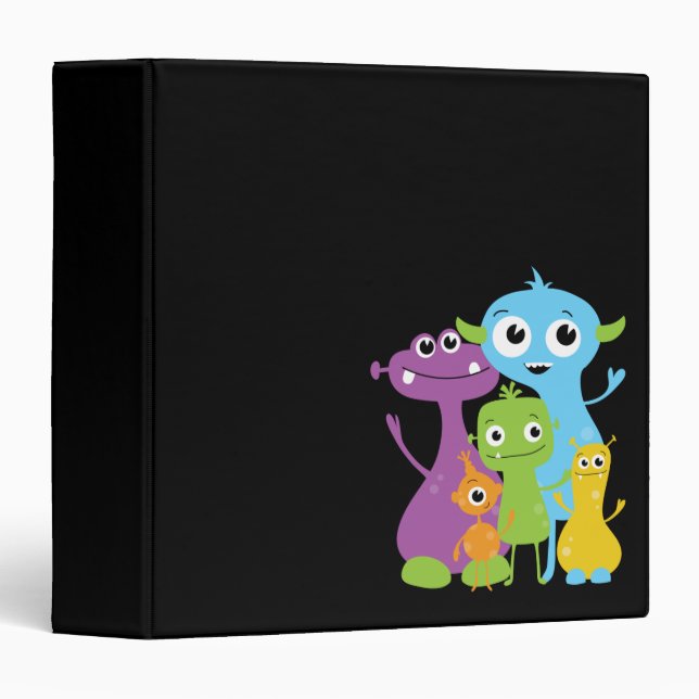 Silly Cute Monsters Binder (Front/Spine)