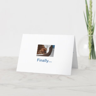 Silly Dog Retirement Card